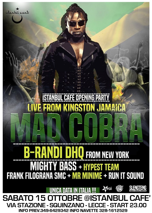 Mad Cobra 10/15/2016
