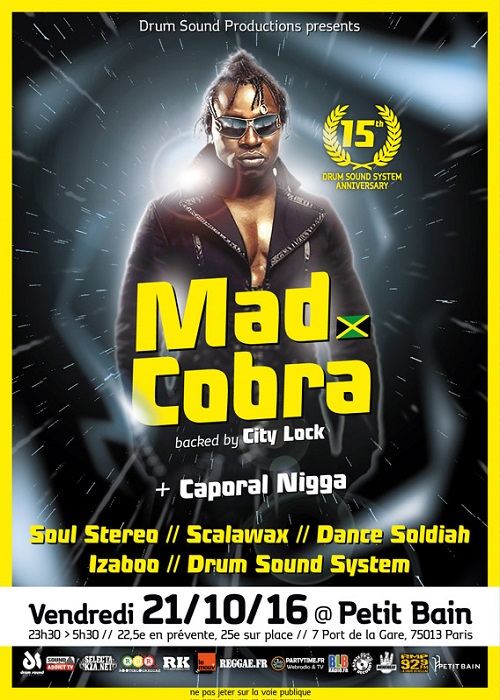 Mad Cobra 10/21/2016