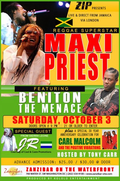 Maxi Priest 10/3/2009