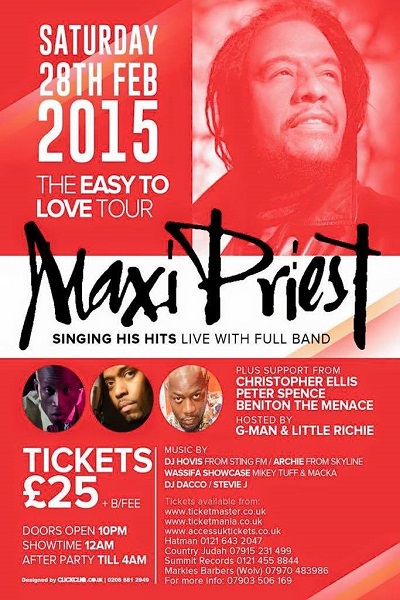 Maxi Priest 2/28/2015