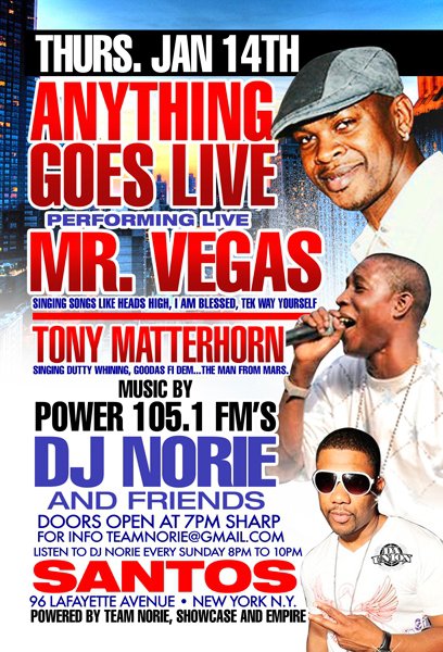 Mr. Vegas 1/14/2010