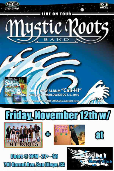 Mystic Roots Band 11/12/2010
