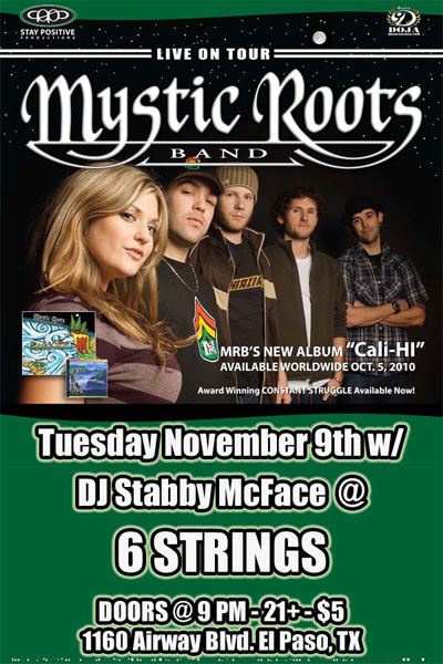 Mystic Roots Band 11/9/2010