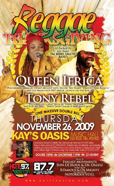 Queen Ifrica 11/26/2009
