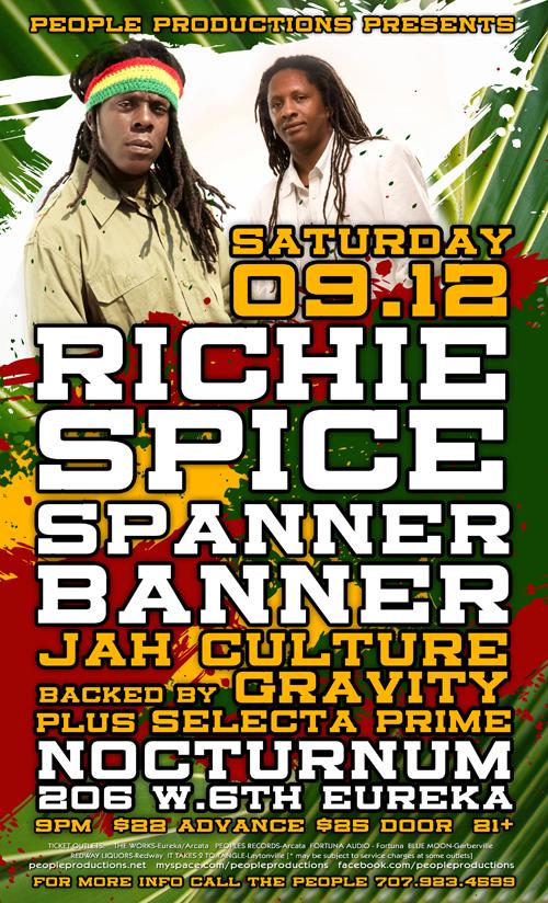 Richie Spice 9/12/2009