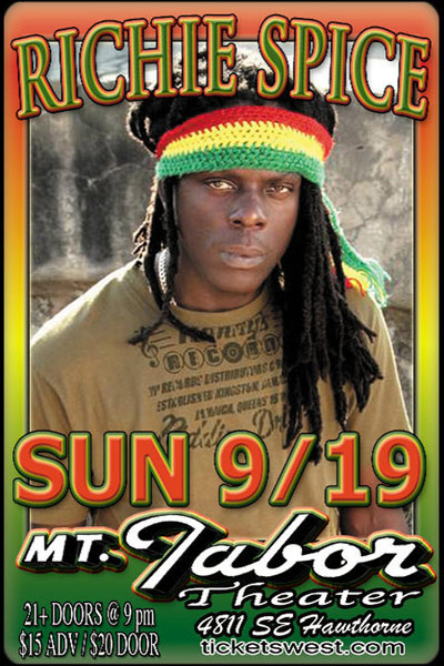Richie Spice 9/19/2010