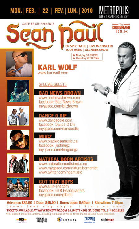 Sean Paul 2/22/2010