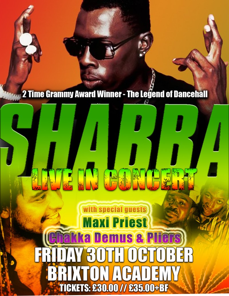 Shabba Ranks 10/30/2009