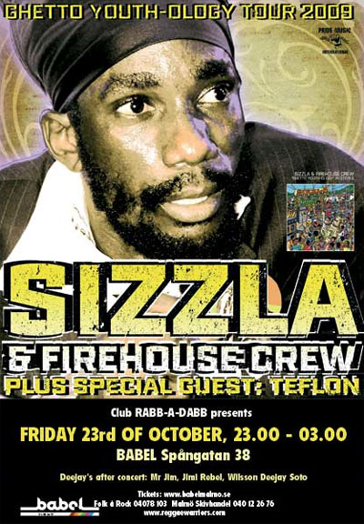 Sizzla 10/23/2009