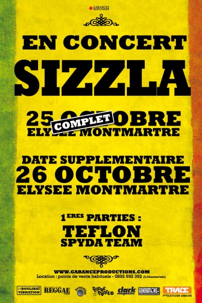 Sizzla 10/25/2009
