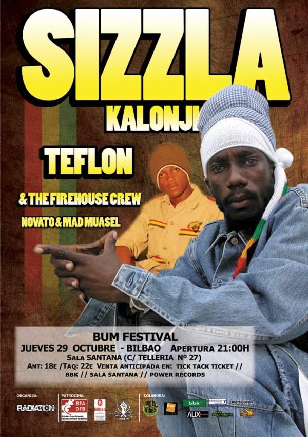 Sizzla 10/29/2009