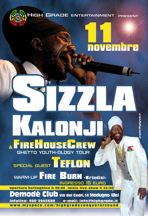 Sizzla 11/11/2009