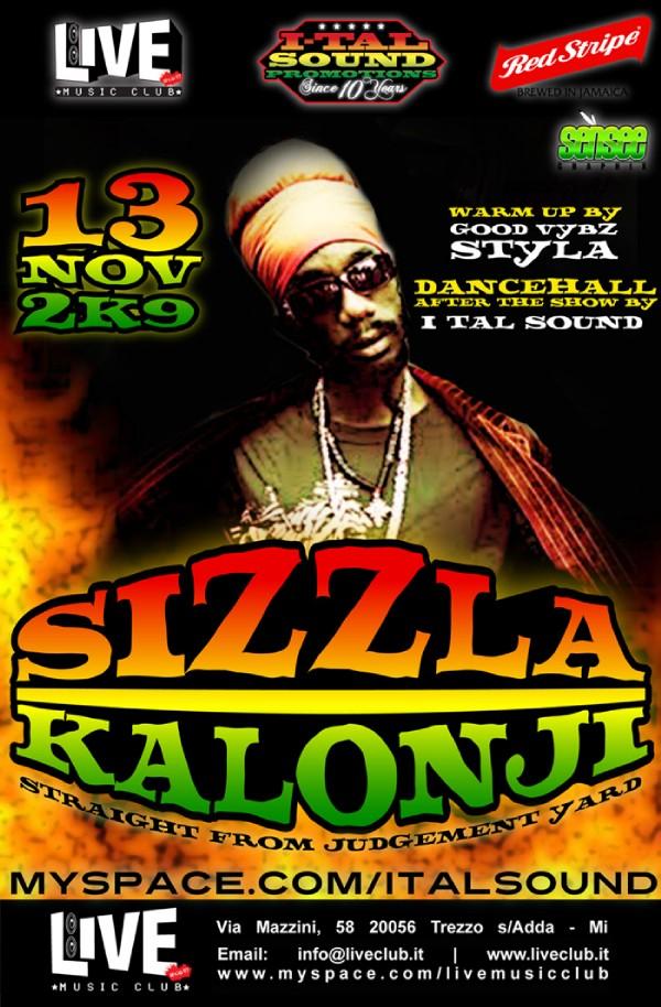 Sizzla 11/13/2009