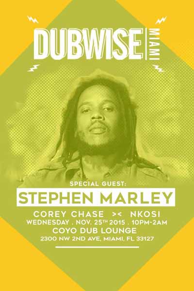 Stephen Marley 11/25/2015