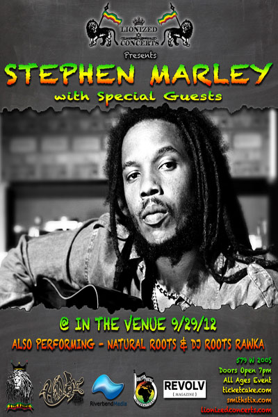 Stephen Marley 9/29/2012