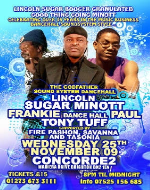 Sugar Minott 11/25/2009