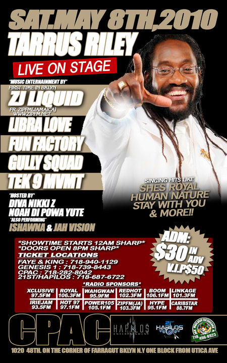 Tarrus Riley 5/8/2010