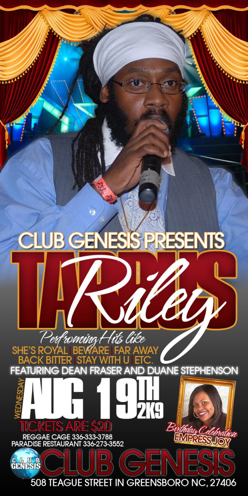 Tarrus Riley 8/19/2009