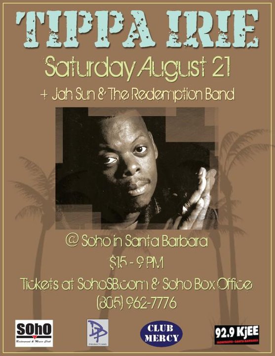 Tippa Irie 8/21/2010