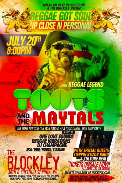 Toots & The Maytals 7/20/2011