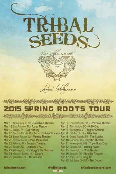 Tribal Seeds 3/13/2015