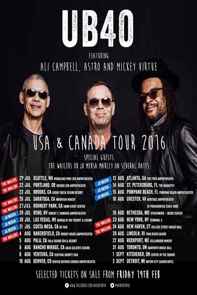 UB40 7/26/2016