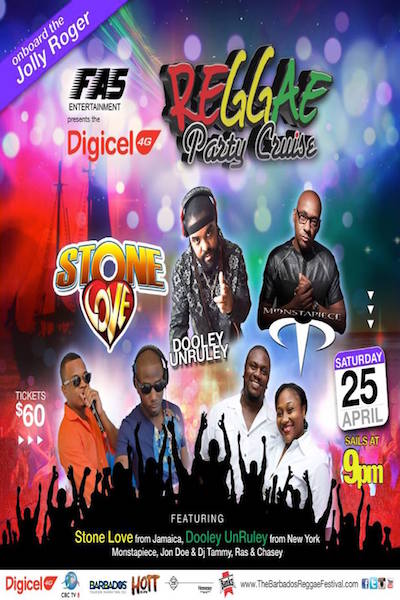 Barbados Reggae Party Cruise 2015