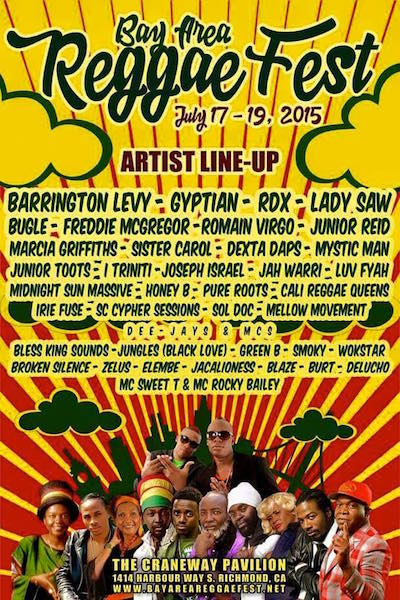 CANCELLED: Bay Area Reggae Fest 2015