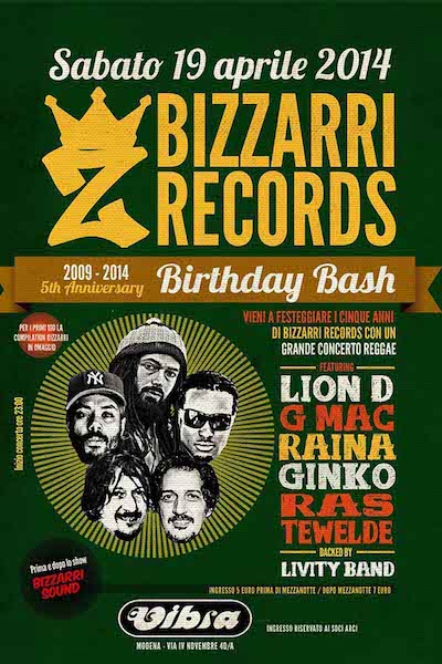 Bizzarri Records Birthday Bash 2014