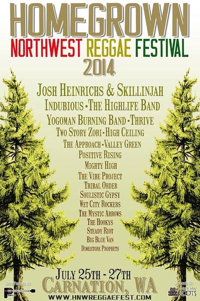 Homegrown Northwest Reggae Festival 2014