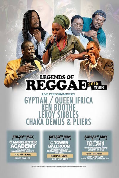 Legends Of Reggae 2015 - Manchester