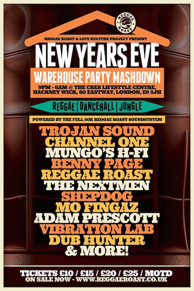 New Years Eve Warehouse Party Mashdown 2014