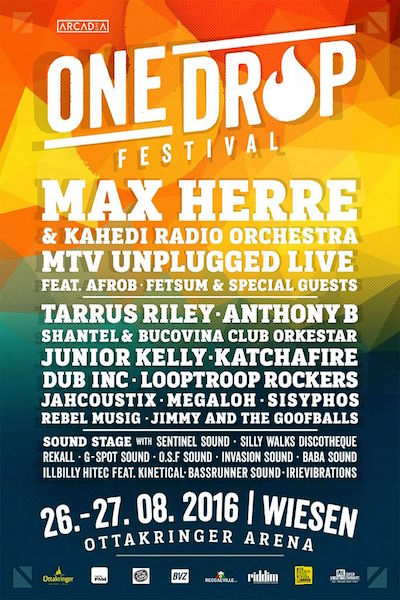 CANCELLED: One Drop Reggae Festival 2016