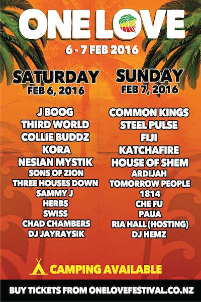 One Love Festival NZ 2016