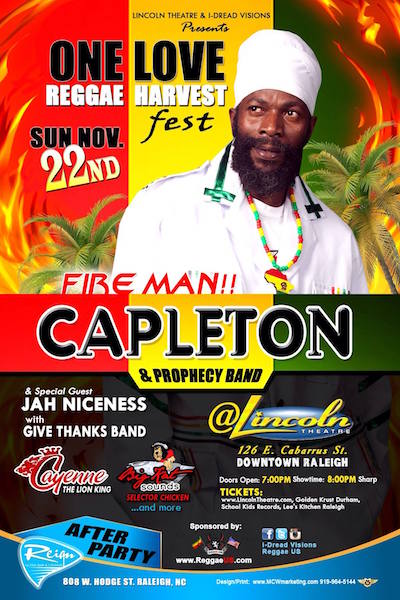 One Love Reggae Harvest Fest 2015