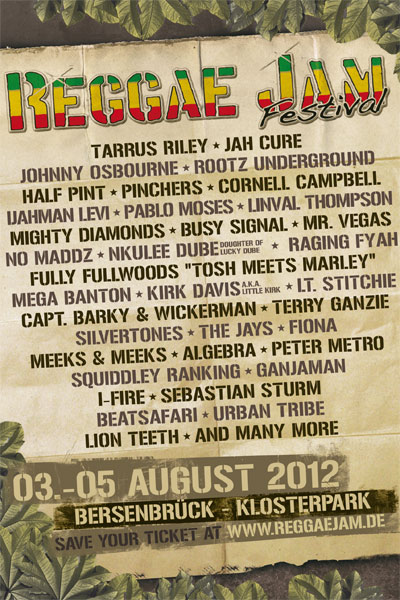 Reggae Jam 2012
