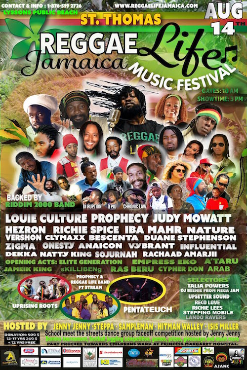 Reggae Life Jamaica Festival 2016
