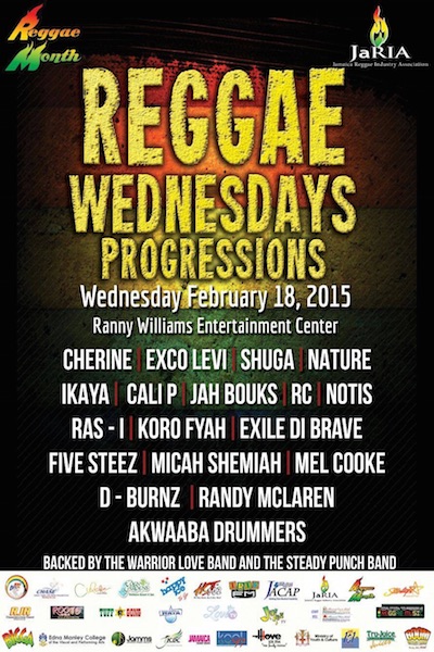 Reggae Wednesday - Progressions 2015