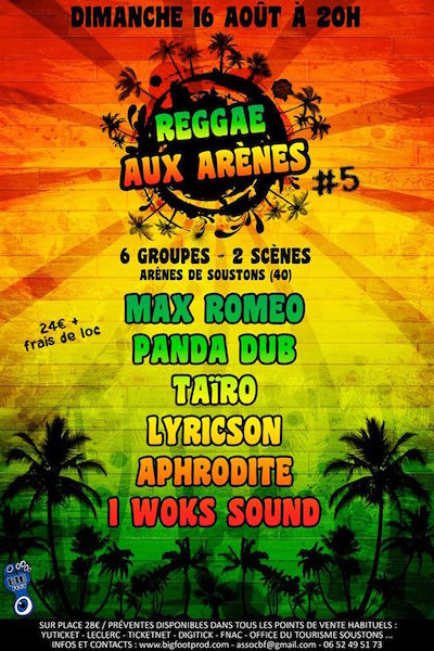 Reggae Aux Arenes 2015