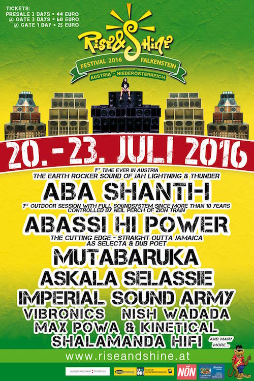 Rise & Shine Festival 2016