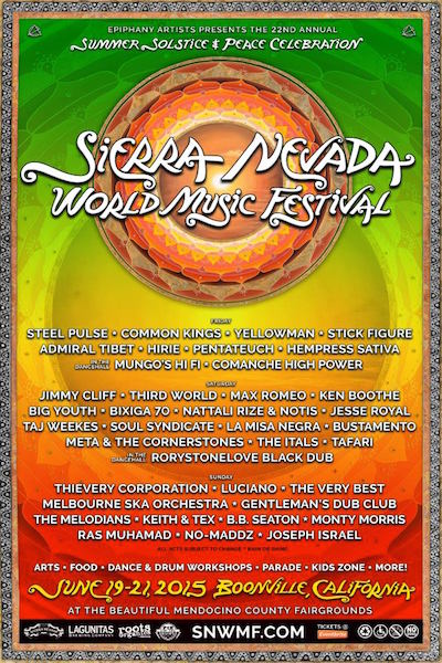 Sierra Nevada World Music Festival 2015