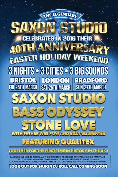 Saxon Studio 40th Anniversary - Bristol