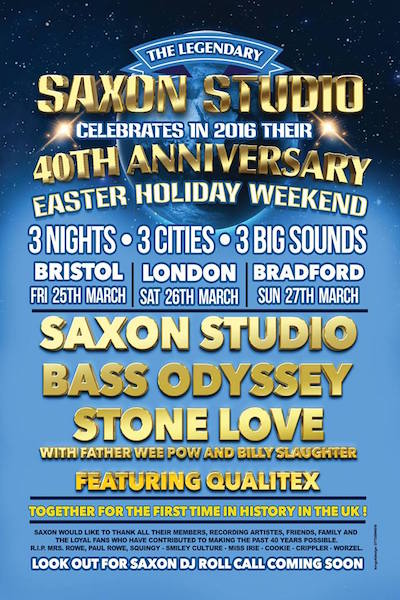 Saxon Studio 40th Anniversary - London