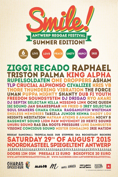 Smile - Antwerp Reggae Festival 2015