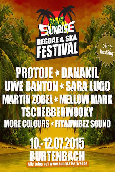 Sunrise Reggae & Ska Festival 2015
