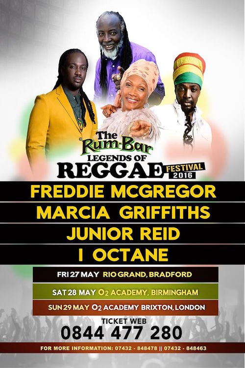 Rum-Bar Legends Of Reggae - London 2016