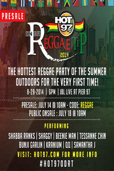 On Da Reggae Tip 2014