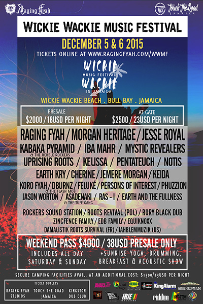 Wickie Wackie Music Festival 2015