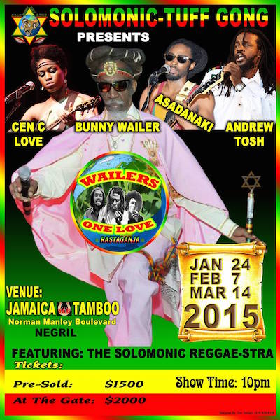 Wailers One Love 2015