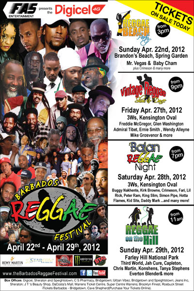 Barbados Reggae Festival 2012